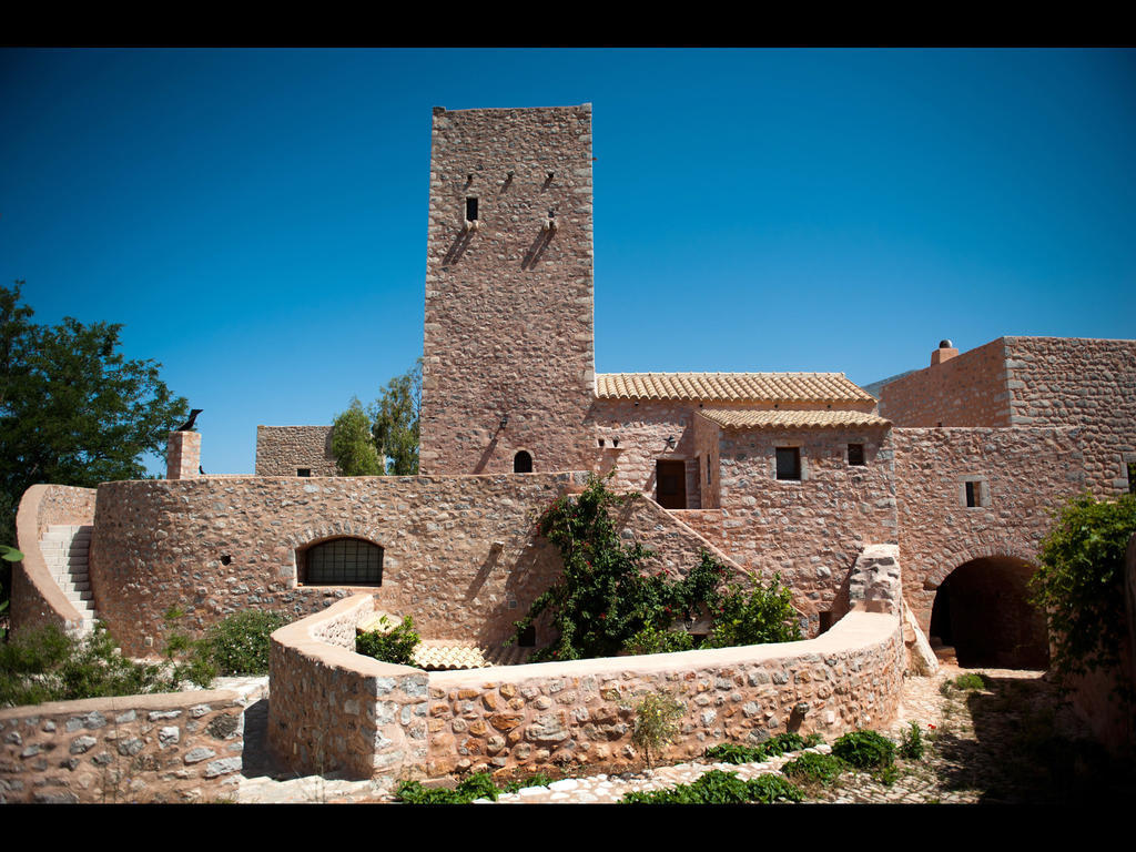 אפרטהוטל Pírgos Dhiroú Arapakis Historic Castle מראה חיצוני תמונה